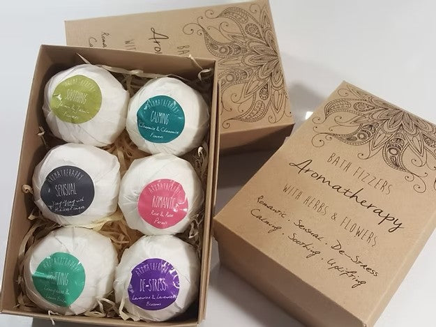 Fizz and Feel Aromatherapy Bath Fizzer Gift Box