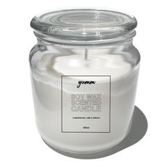 Lemongrass, Lime & Ginger Scented Candle